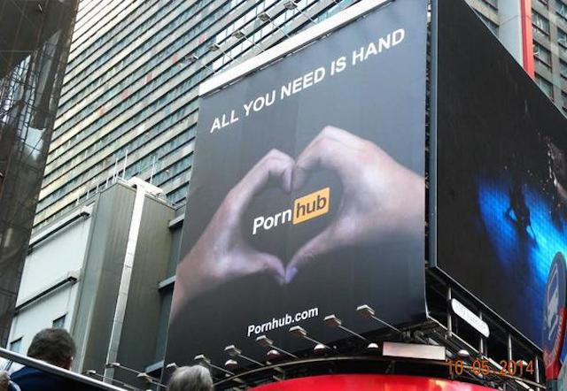 PornHub billboard